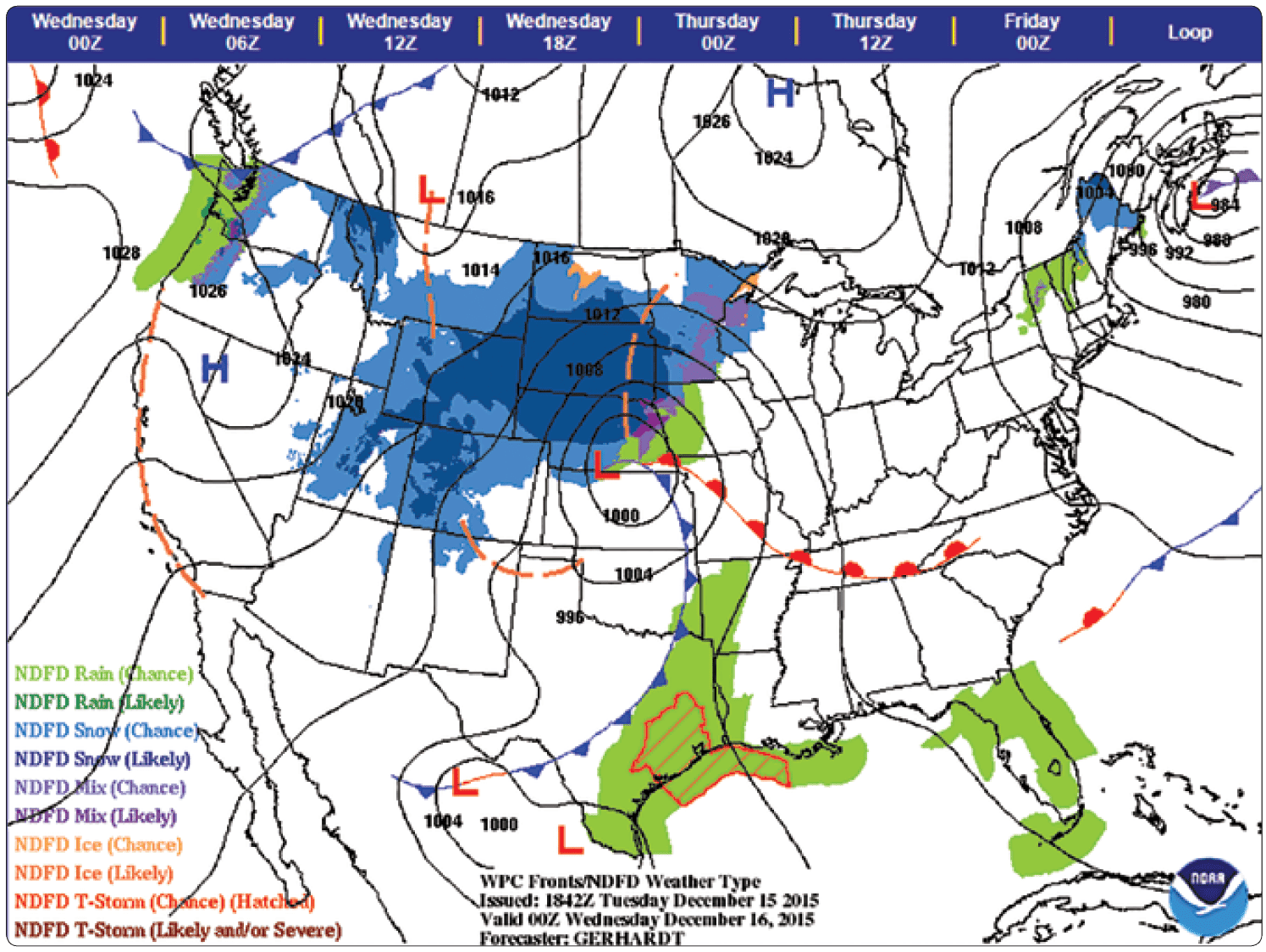 Weather depiction chart Aviation Weather Charts