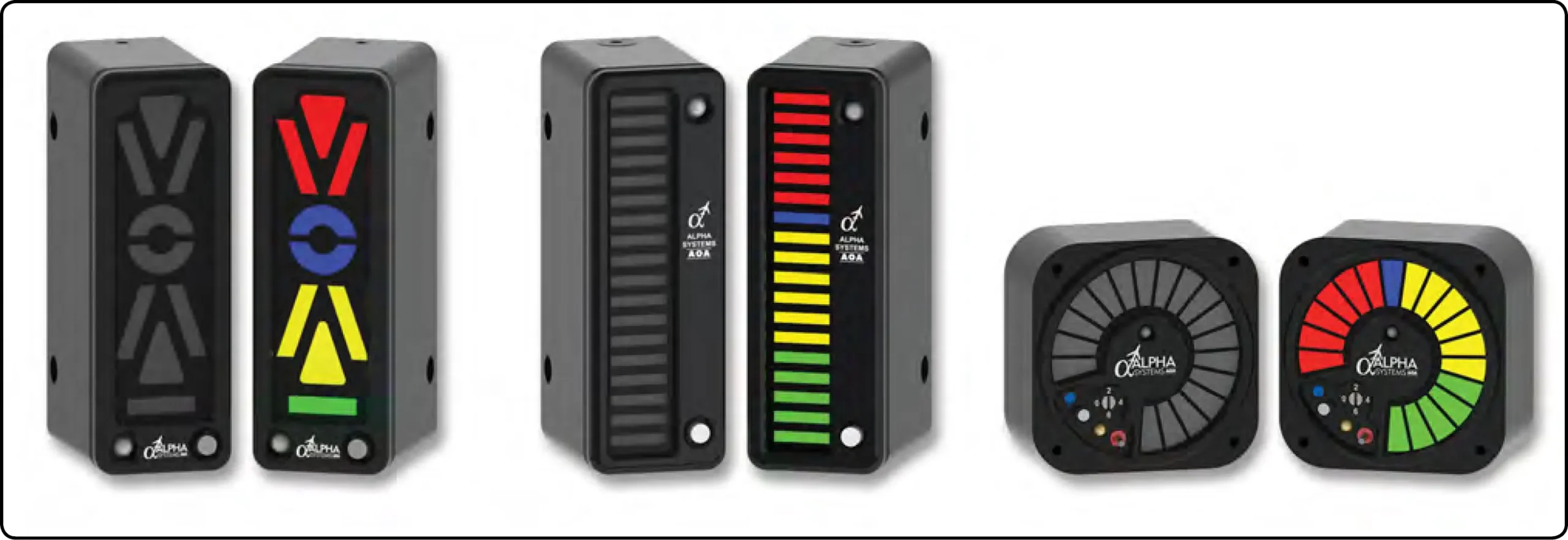 A variety of AOA indicators