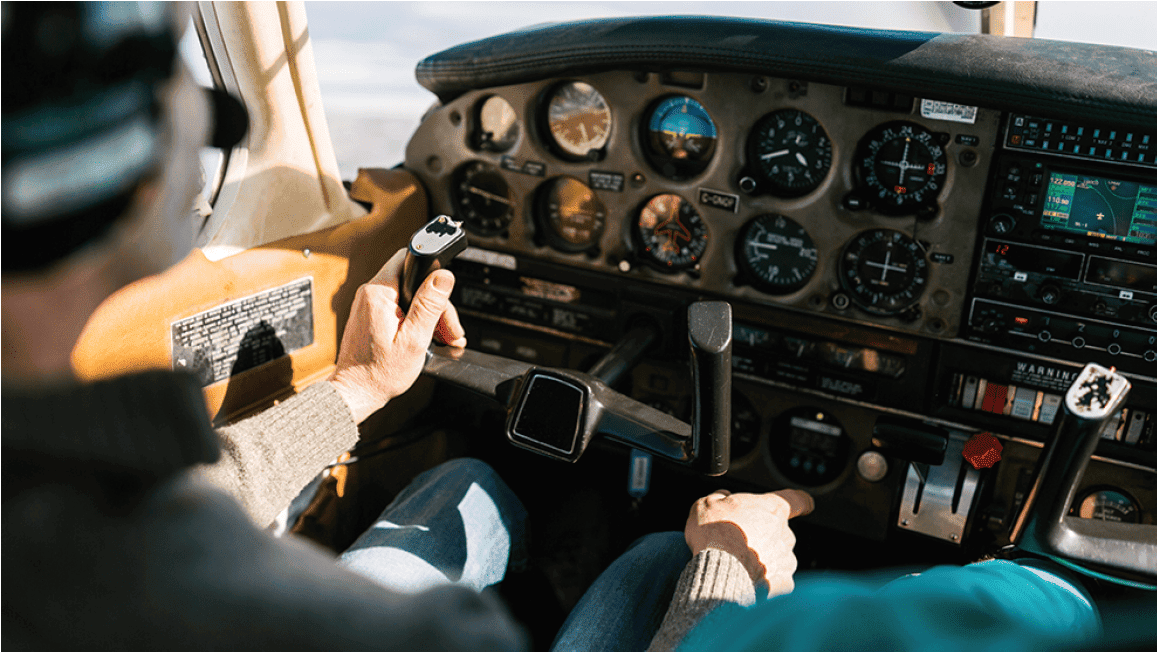 The learner prepares to execute a power-off stall maneuver in-flight that was taught in ground school Integrating Instruction Techniques